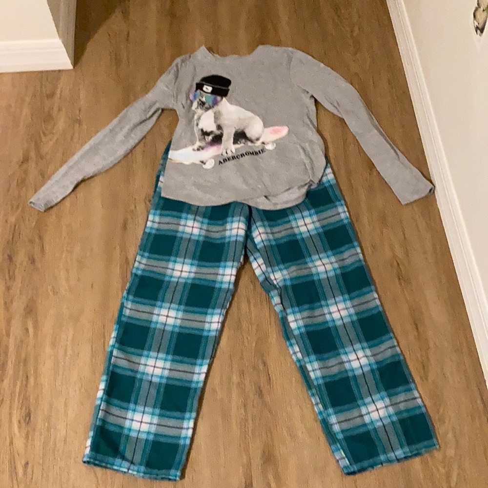 Abercrombie kids  pajamas (9-10)